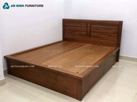 Công trình giường ngăn kéo Xoan Đào – anh Tuấn, TPHCM
