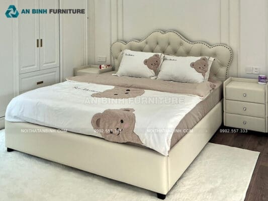 Hoàn thiện giường ngủ bọc nệm – anh Tuấn, TPHCM