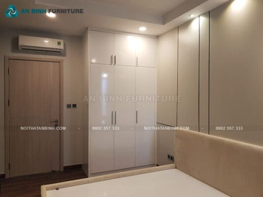Thực tế tủ quần áo MDF Melamine – chị Yến, TPHCM